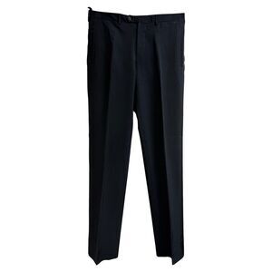 Prada Straight-Leg Trousers in Black Polyester